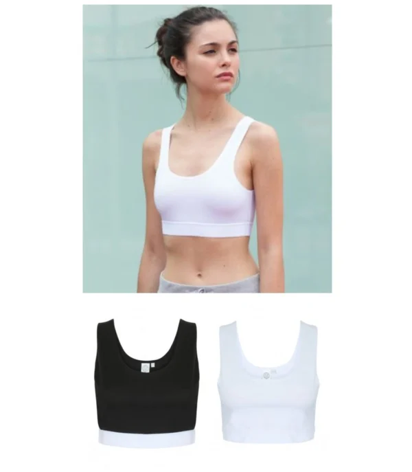 SK236 Ladies Fashion Crop Top